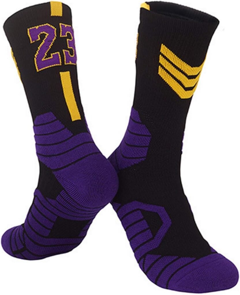 Mens Basketball Socks Custom Team Number Athletic Socks