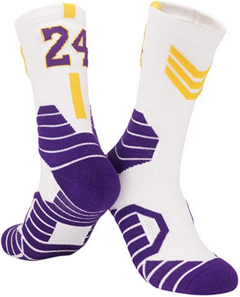 Mens Basketball Socks Custom Team Number Athletic Socks